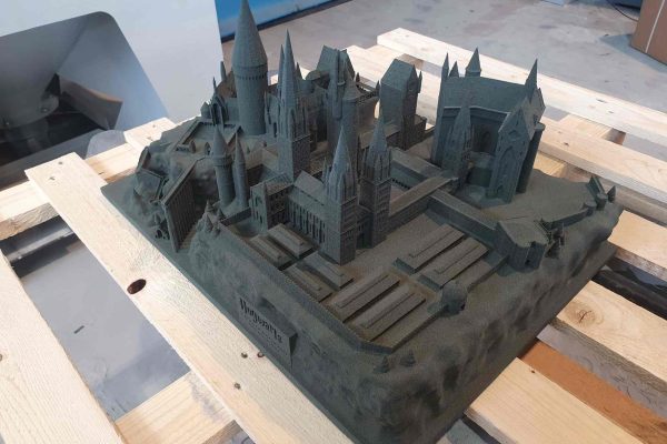 Modello castello di hogwarts stampato in 3D