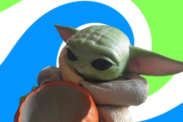 Maestro Baby Yoda stampato 3D